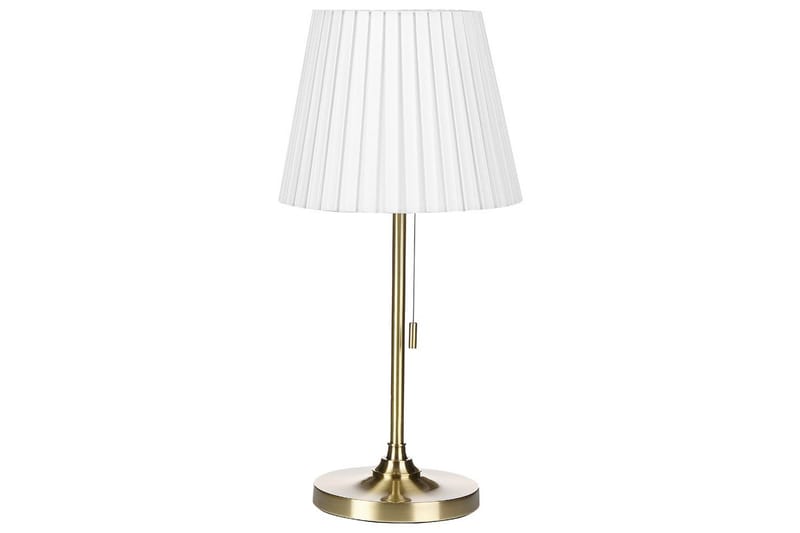 Toryl Bordlampe 48 cm E27 - Messing/Hvid - Belysning - Lamper & indendørsbelysning - Sengelampe - Sengelampe bord