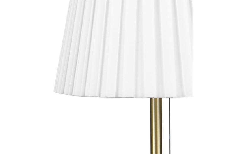 Toryl Bordlampe 48 cm E27 - Messing/Hvid - Belysning - Lamper & indendørsbelysning - Sengelampe - Sengelampe bord