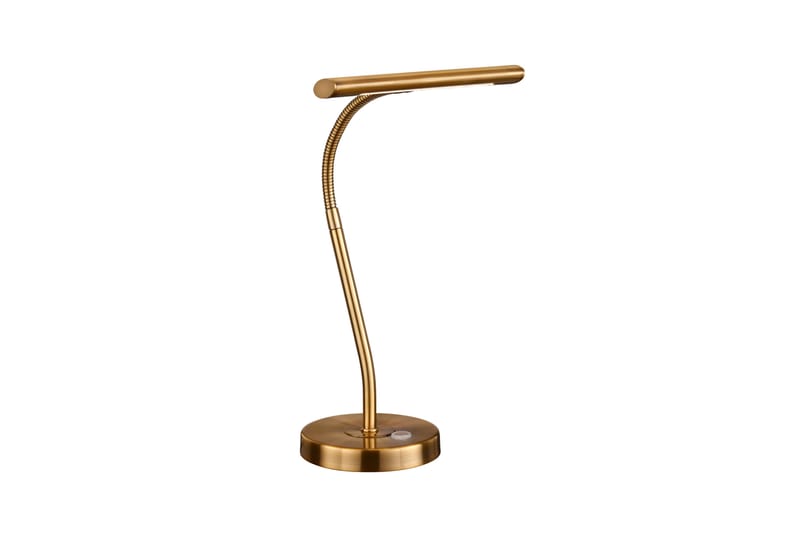 Trio Lighting Curtis LED bordlampe antik messing - Belysning - Lamper & indendørsbelysning - Sengelampe - Sengelampe bord