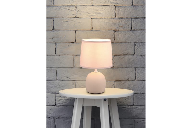 Trio Lighting Malu bordlampe E14 beige - Belysning - Lamper & indendørsbelysning - Sengelampe - Sengelampe bord