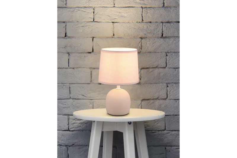 Trio Lighting Malu bordlampe E14 beige - Belysning - Lamper & indendørsbelysning - Sengelampe - Sengelampe bord