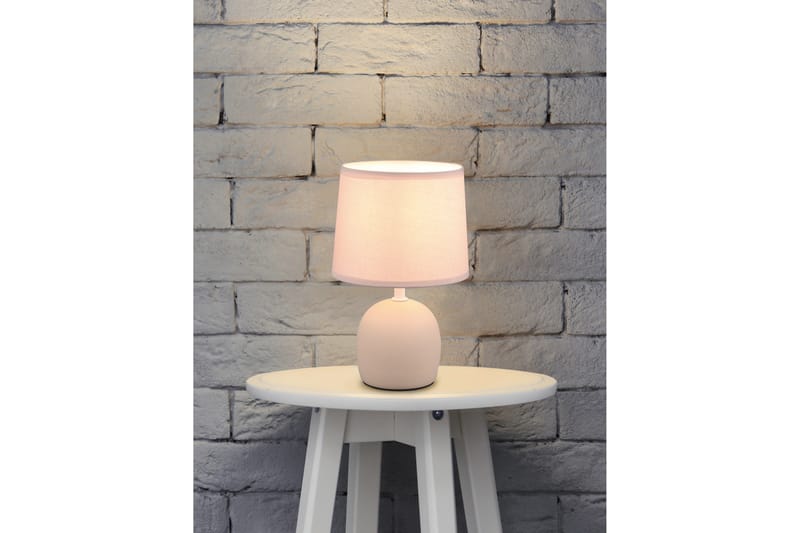 Trio Lighting Malu bordlampe E14 beige - Belysning - Lamper & indendørsbelysning - Sengelampe - Sengelampe bord