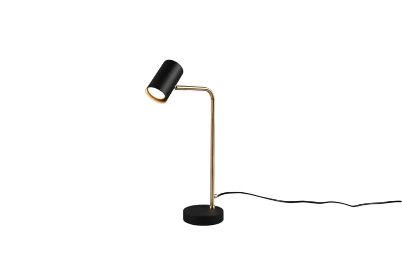 Trio Lighting Marley bordlampe GU10 mat messing/matsort - Messing/Matsort - Belysning - Lamper & indendørsbelysning - Sengelampe - Sengelampe bord