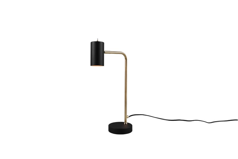 Trio Lighting Marley bordlampe GU10 mat messing/matsort - Messing/Matsort - Belysning - Lamper & indendørsbelysning - Sengelampe - Sengelampe bord