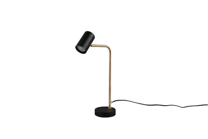 Trio Lighting Marley bordlampe GU10 mat messing/matsort - Messing/Matsort - Belysning - Lamper & indendørsbelysning - Sengelampe - Sengelampe bord