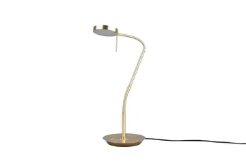 Trio Lighting Monza LED bordlampe mat messing - Belysning - Lamper & indendørsbelysning - Sengelampe - Sengelampe bord
