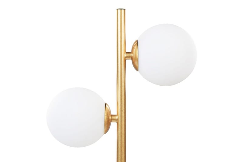 Ustica Bordlampe 46 cm G9 - Guld/Hvid - Belysning - Lamper & indendørsbelysning - Sengelampe - Sengelampe bord