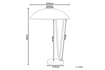 Venkos Bordlampe 58 cm E27 - Flerfarvet - Belysning - Lamper & indendørsbelysning - Sengelampe - Sengelampe bord