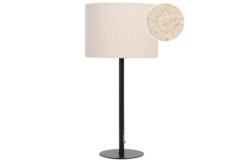 Vinkea Bordlampe 40 cm E27 - Sort/Beige - Belysning - Lamper & indendørsbelysning - Sengelampe - Sengelampe bord