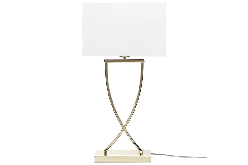 Sirene Bordlampe 62 cm E27 - Messing/Hvid - Belysning - Lamper & indendørsbelysning - Vindueslampe - Vindueslampe på fod