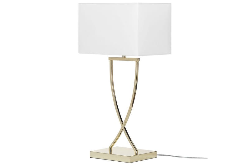 Sirene Bordlampe 62 cm E27 - Messing/Hvid - Belysning - Lamper & indendørsbelysning - Vindueslampe - Vindueslampe på fod