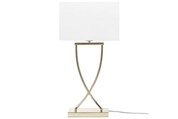 Sirene Bordlampe 62 cm E27 - Messing/Hvid - Belysning - Lamper & indendørsbelysning - Bordlampe