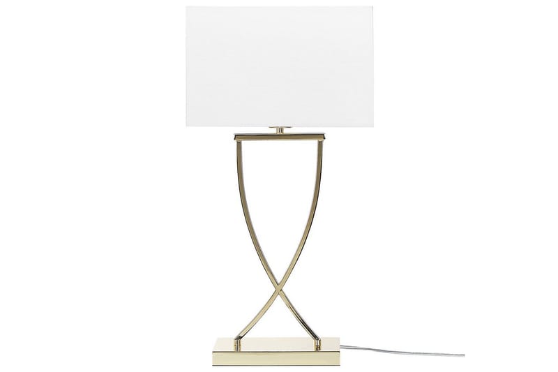 Sirene Bordlampe 62 cm E27 - Messing/Hvid - Belysning - Lamper & indendørsbelysning - Stuelampe