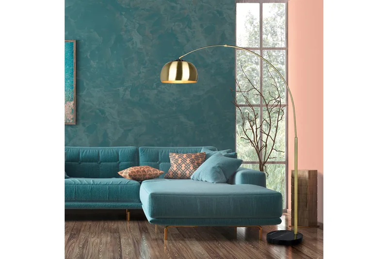 Argentina gulvlampe E27 Matmessing - Belysning - Lamper & indendørsbelysning - Soveværelse lampe