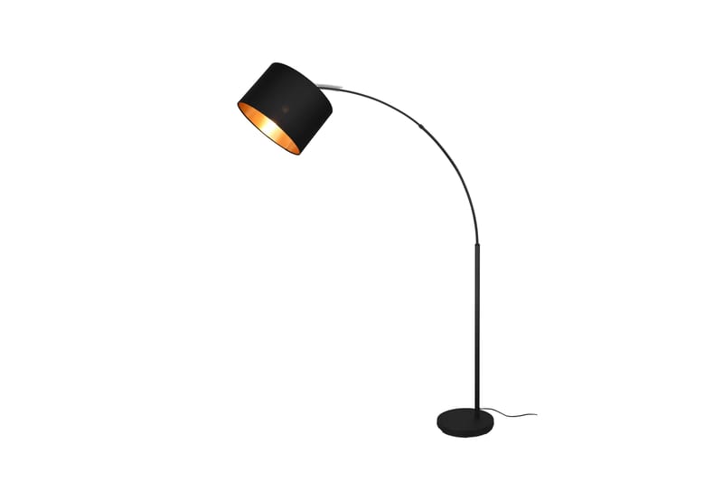 Bolivia gulvlampe E27 MatSort/Guld - Belysning - Lamper & indendørsbelysning - Soveværelse lampe