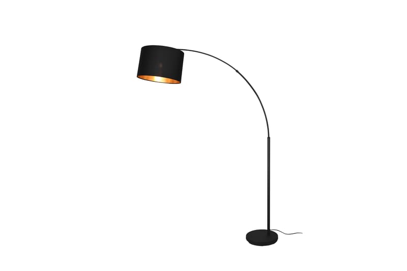 Bolivia gulvlampe E27 MatSort/Guld - Belysning - Lamper & indendørsbelysning - Soveværelse lampe