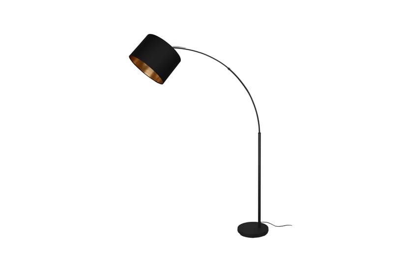 Bolivia gulvlampe E27 MatSort/Guld - Belysning - Lamper & indendørsbelysning - Soveværelse lampe