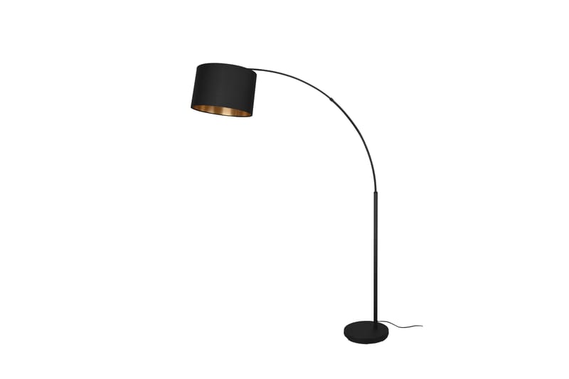 Bolivia gulvlampe E27 MatSort/Guld - Belysning - Lamper & indendørsbelysning - Soveværelse lampe