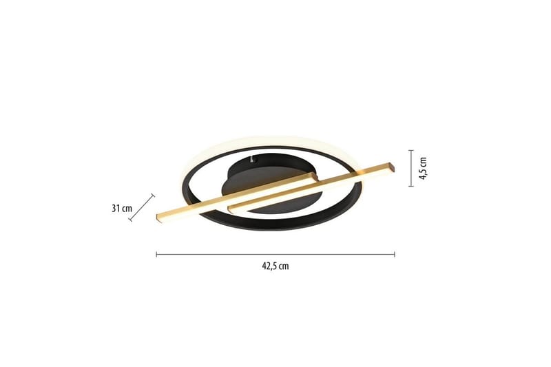 Korsa Just Light Loftslampe - Belysning - Lamper & indendørsbelysning - Soveværelse lampe - Taklampa sovrum