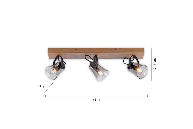 Langström Just Light Loftslampe - Belysning - Lamper & indendørsbelysning - Soveværelse lampe - Taklampa sovrum