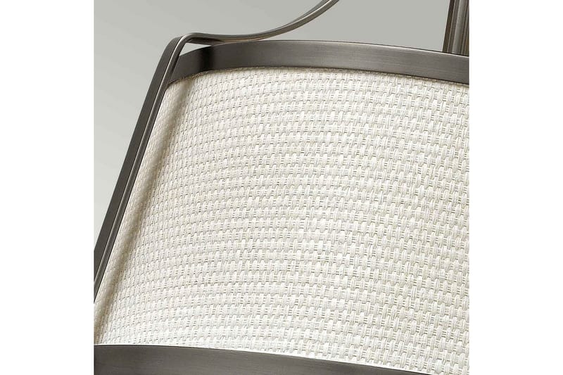 Loft semi-montering Hinkley Charlotte Antik nikkel, linnedskærm - Antik nikkel, linnedskærm - Belysning - Lamper & indendørsbelysning - Soveværelse lampe - Taklampa sovrum