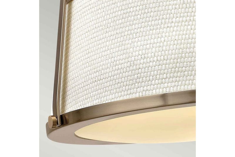 Loft semi-montering Hinkley Charlotte Børstet Karamel, Linnedskærm - Børstet Karamel, Linnedskærm - Belysning - Lamper & indendørsbelysning - Soveværelse lampe - Taklampa sovrum