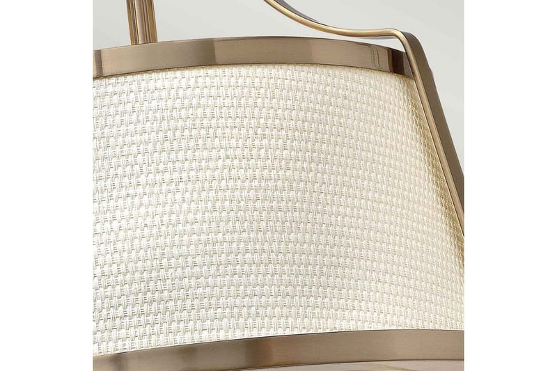 Loft semi-montering Hinkley Charlotte Børstet Karamel, Linnedskærm - Børstet Karamel, Linnedskærm - Belysning - Lamper & indendørsbelysning - Soveværelse lampe - Taklampa sovrum