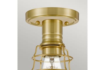 Loft semi-montering Quoizel Mixon Børstet Messing - Børstet Messing - Belysning - Lamper & indendørsbelysning - Soveværelse lampe - Taklampa sovrum