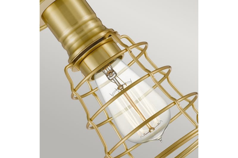 Loft semi-montering Quoizel Mixon Børstet Messing - Børstet Messing - Belysning - Lamper & indendørsbelysning - Soveværelse lampe - Taklampa sovrum
