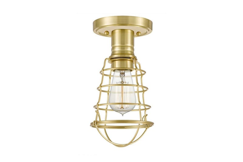 Loft semi-montering Quoizel Mixon Børstet Messing - Børstet Messing - Belysning - Lamper & indendørsbelysning - Soveværelse lampe - Taklampa sovrum