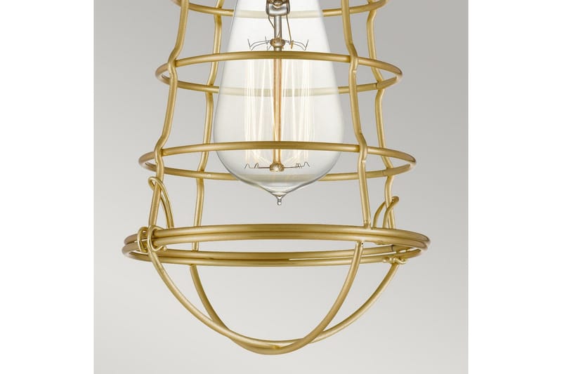 Loft semi-montering Quoizel Mixon Børstet Messing - Børstet Messing - Belysning - Lamper & indendørsbelysning - Soveværelse lampe - Taklampa sovrum