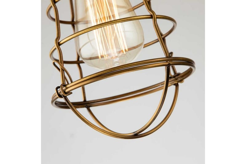 Loft semi-montering Quoizel Mixon Oplukket Messing - Oplukket Messing - Belysning - Lamper & indendørsbelysning - Soveværelse lampe - Taklampa sovrum