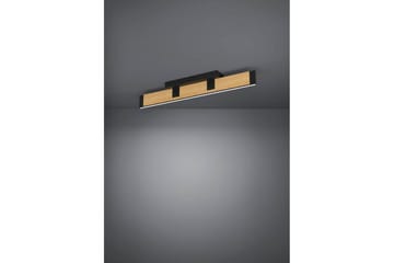 Loftbelysning Eglo Caminarro Sort Træ Aflang - Belysning - Lamper & indendørsbelysning - Soveværelse lampe - Taklampa sovrum