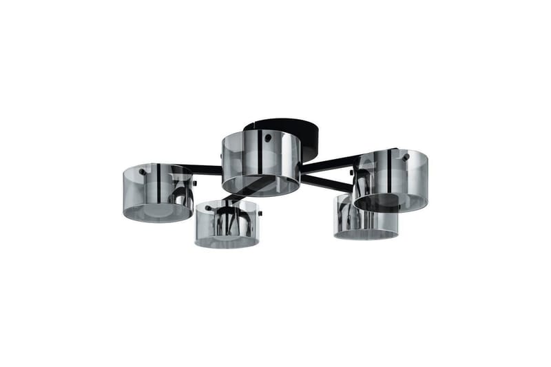 Loftbelysning Eglo Copillos Sort/Transparent med 5 Lamper - Belysning - Lamper & indendørsbelysning - Soveværelse lampe - Taklampa sovrum