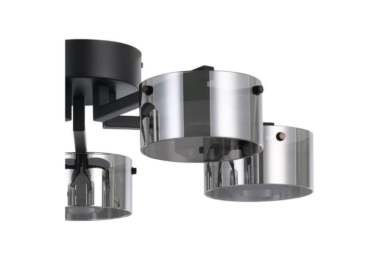 Loftbelysning Eglo Copillos Sort/Transparent med 5 Lamper - Belysning - Lamper & indendørsbelysning - Soveværelse lampe - Taklampa sovrum