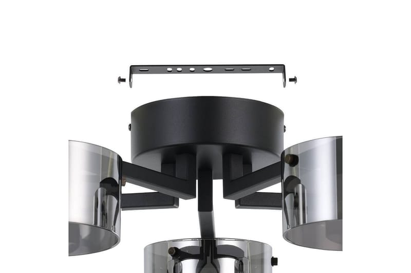 Loftbelysning Eglo Copillos Sort/Transparent med 5 Lamper - Belysning - Lamper & indendørsbelysning - Soveværelse lampe - Taklampa sovrum