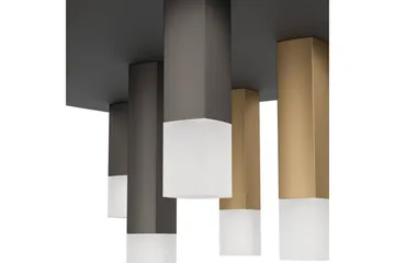 Loftbelysning Eglo Estanterios Grå/Brun med 9 Lamper - Belysning - Lamper & indendørsbelysning - Soveværelse lampe - Taklampa sovrum