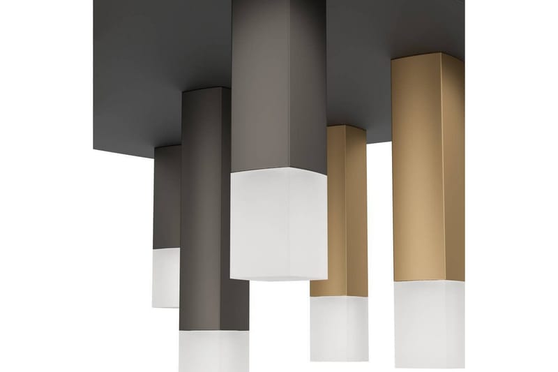 Loftbelysning Eglo Estanterios Grå/Brun med 9 Lamper - Belysning - Lamper & indendørsbelysning - Soveværelse lampe - Taklampa sovrum