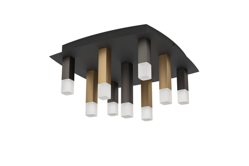Loftbelysning Eglo Estanterios Grå/Brun med 9 Lamper - Belysning - Lamper & indendørsbelysning - Soveværelse lampe - Taklampa sovrum