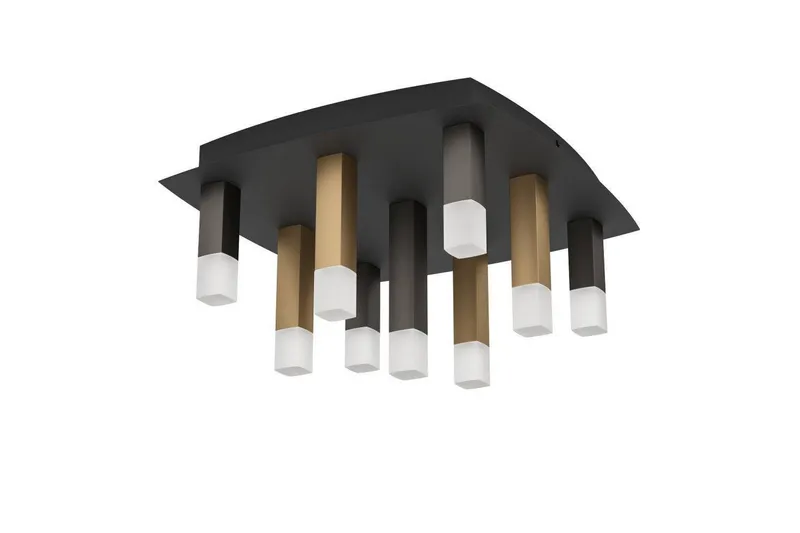 Loftbelysning Eglo Estanterios Grå/Brun med 9 Lamper, undefined