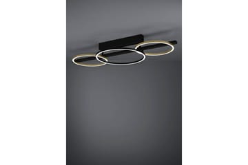 Loftbelysning Eglo Lanacera Sort/Guld - Belysning - Lamper & indendørsbelysning - Soveværelse lampe - Taklampa sovrum