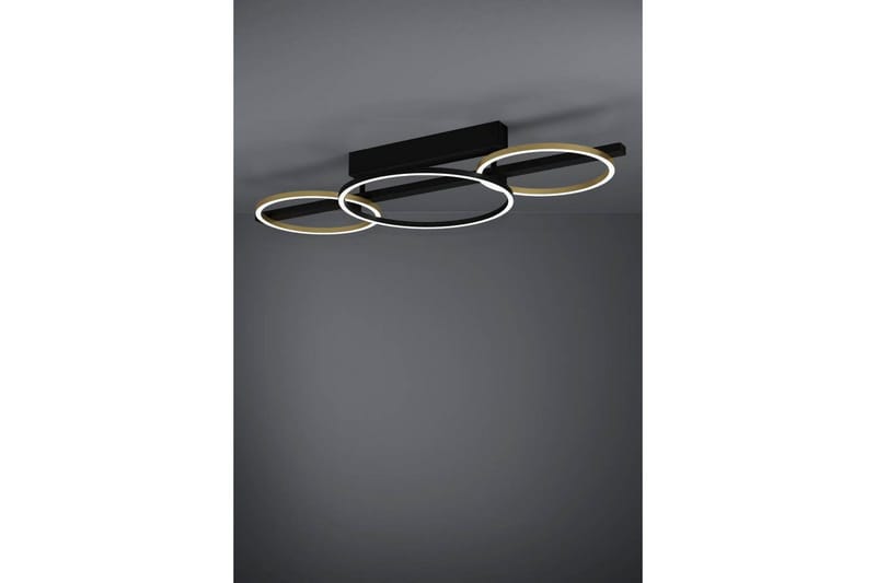 Loftbelysning Eglo Lanacera Sort/Guld - Belysning - Lamper & indendørsbelysning - Soveværelse lampe - Taklampa sovrum
