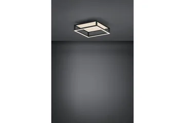 Loftbelysning Eglo Macellara Sort/Hvid 45x45 cm - Belysning - Lamper & indendørsbelysning - Soveværelse lampe - Taklampa sovrum