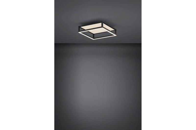 Loftbelysning Eglo Macellara Sort/Hvid 45x45 cm - Belysning - Lamper & indendørsbelysning - Soveværelse lampe - Taklampa sovrum