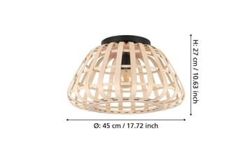 Loftbelysning Eglo Montezuelo Træ - Belysning - Lamper & indendørsbelysning - Soveværelse lampe - Taklampa sovrum