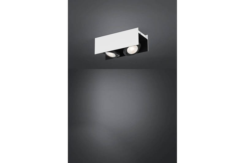 Loftbelysning Eglo Vidago Hvid/Sort 2 lamper - 2 lamper - Belysning - Lamper & indendørsbelysning - Soveværelse lampe - Taklampa sovrum
