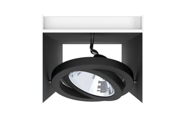 Loftbelysning Eglo Vidago Hvid/Sort 2 lamper - 2 lamper - Belysning - Lamper & indendørsbelysning - Soveværelse lampe - Taklampa sovrum
