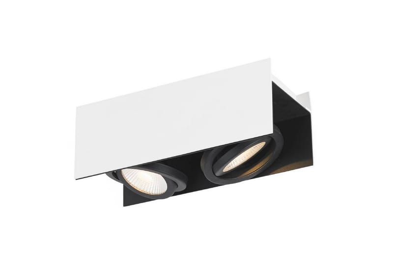 Loftbelysning Eglo Vidago Hvid/Sort 2 lamper - 2 lamper - Belysning - Lamper & indendørsbelysning - Soveværelse lampe - Taklampa sovrum