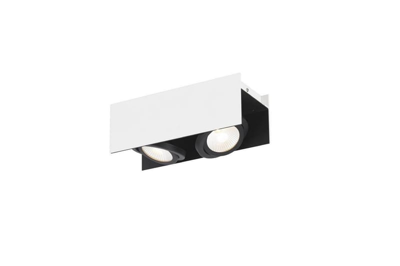 Loftbelysning Eglo Vidago Hvid/Sort 2 lamper - 2 lamper - Belysning - Lamper & indendørsbelysning - Soveværelse lampe - Taklampa sovrum
