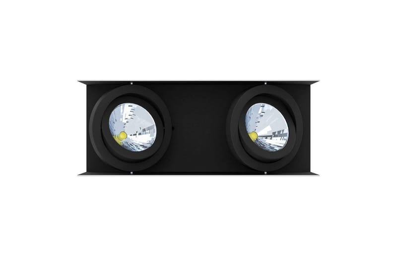 Loftbelysning Eglo Vidago Hvid/Sort 2 lamper - 2 lamper - Belysning - Lamper & indendørsbelysning - Soveværelse lampe - Taklampa sovrum